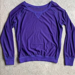 PURE wide neck see through long sleeve size 6